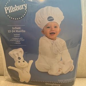 Pillsbury Doughboy Halloween Costume 12-24 months
